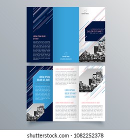 Brochure design, brochure template, creative tri-fold, trend brochure