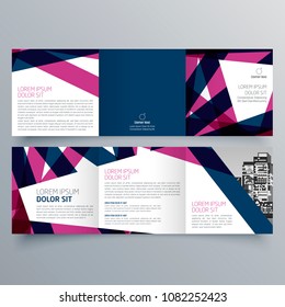 Brochure design, brochure template, creative tri-fold, trend brochure