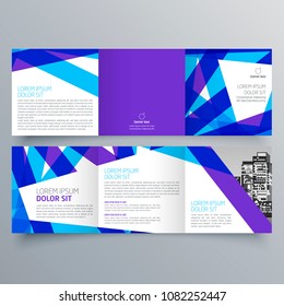 Brochure design, brochure template, creative tri-fold, trend brochure