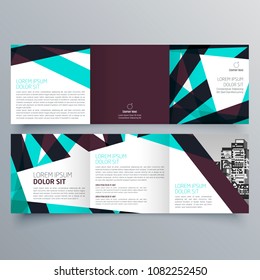 Brochure design, brochure template, creative tri-fold, trend brochure