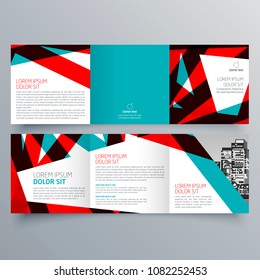 Brochure design, brochure template, creative tri-fold, trend brochure