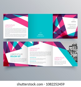 Brochure design, brochure template, creative tri-fold, trend brochure