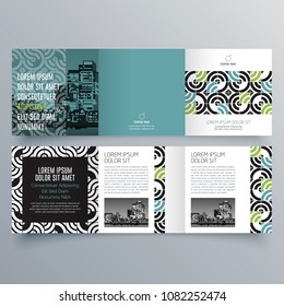 Brochure design, brochure template, creative tri-fold, trend brochure