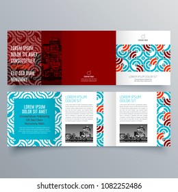 Brochure design, brochure template, creative tri-fold, trend brochure