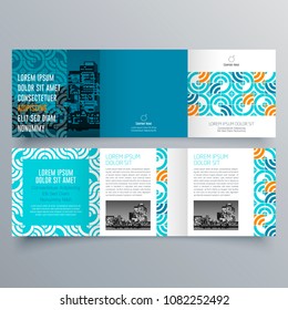 Brochure design, brochure template, creative tri-fold, trend brochure