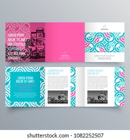 Brochure design, brochure template, creative tri-fold, trend brochure