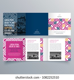 Brochure design, brochure template, creative tri-fold, trend brochure