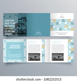 Brochure design, brochure template, creative tri-fold, trend brochure