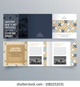 Brochure design, brochure template, creative tri-fold, trend brochure
