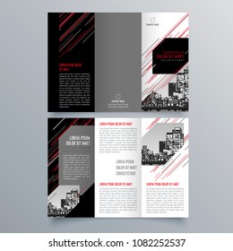 Brochure design, brochure template, creative tri-fold, trend brochure