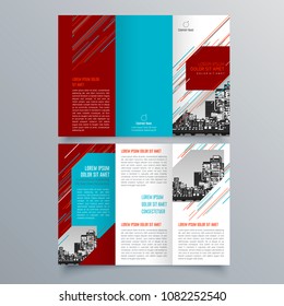 Brochure design, brochure template, creative tri-fold, trend brochure