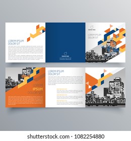 Brochure design, brochure template, creative tri-fold, trend brochure