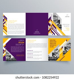 Brochure design, brochure template, creative tri-fold, trend brochure