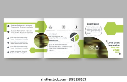 Brochure design, brochure template, creative tri-fold, trend brochure