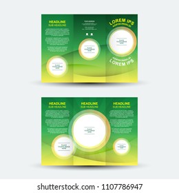 Brochure design, brochure template, creative tri-fold, trend brochure
