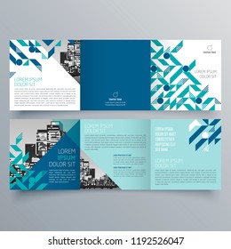 Brochure design, brochure template, creative tri-fold, trend brochure