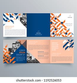Brochure design, brochure template, creative tri-fold, trend brochure