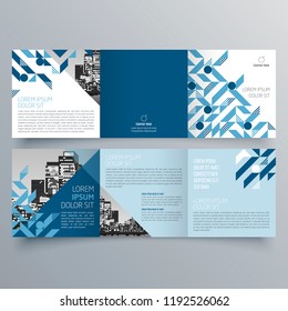 Brochure design, brochure template, creative tri-fold, trend brochure