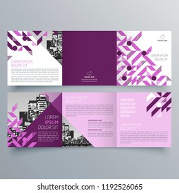 Brochure design, brochure template, creative tri-fold, trend brochure