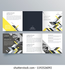 Brochure design, brochure template, creative tri-fold, trend brochure