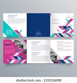Brochure design, brochure template, creative tri-fold, trend brochure