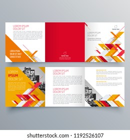 Brochure design, brochure template, creative tri-fold, trend brochure