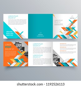 Brochure design, brochure template, creative tri-fold, trend brochure