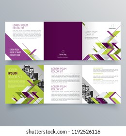 Brochure design, brochure template, creative tri-fold, trend brochure