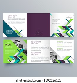 Brochure design, brochure template, creative tri-fold, trend brochure