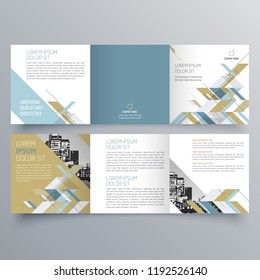 Brochure design, brochure template, creative tri-fold, trend brochure