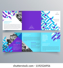 Brochure design, brochure template, creative tri-fold, trend brochure