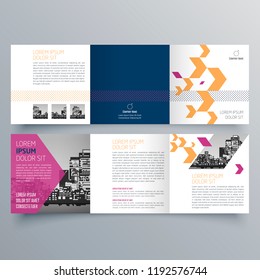 Brochure design, brochure template, creative tri-fold, trend brochure