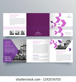 Brochure design, brochure template, creative tri-fold, trend brochure