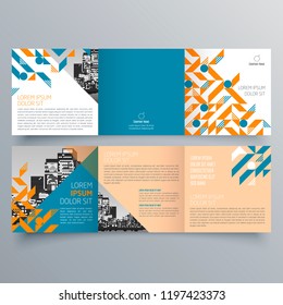 Brochure design, brochure template, creative tri-fold, trend brochure