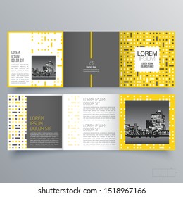 Brochure design, brochure template, creative tri-fold, trend brochure