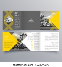 Brochure design, brochure template, creative tri-fold, trend brochure