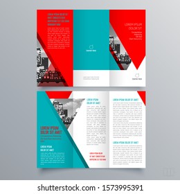 Brochure design, brochure template, creative tri-fold, trend brochure