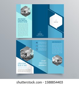 Brochure design, brochure template, creative tri-fold, trend brochure