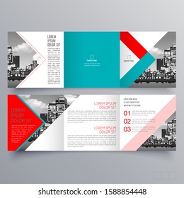 Brochure design, brochure template, creative tri-fold, trend brochure