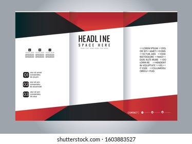 Brochure design, brochure template, creative tri-fold, trend brochure