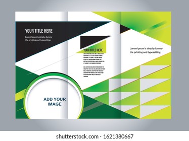 Brochure design, brochure template, creative tri-fold, trend brochure