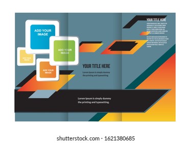 Brochure design, brochure template, creative tri-fold, trend brochure