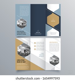 Brochure design, brochure template, creative tri-fold, trend brochure