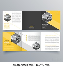 Brochure design, brochure template, creative tri-fold, trend brochure