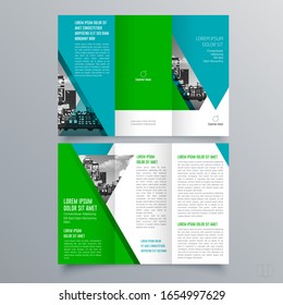 Brochure design, brochure template, creative tri-fold, trend brochure