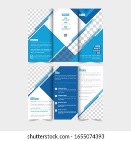 Brochure design, brochure template, creative tri-fold