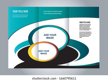 Brochure design, brochure template, creative tri-fold, trend brochure