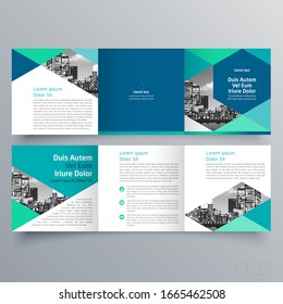 Brochure design, brochure template, creative tri-fold, trend brochure