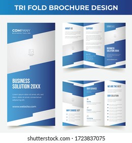 Brochure design, brochure template, creative tri-fold, trend brochure