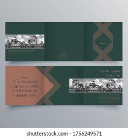 Brochure design, brochure template, creative tri-fold, trend brochure